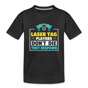 Lasertag Laser Tag - T-shirt bio Premium Enfant - noir - Devant