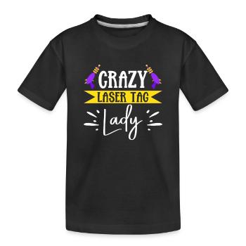 Lasertag Laser Tag - T-shirt bio Premium Enfant - noir - Devant