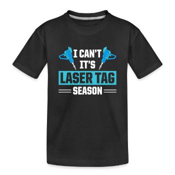 Lasertag Laser Tag - T-shirt bio Premium Enfant - noir - Devant