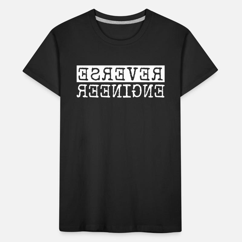 Reverse Engineer Softwareingenieur Developer Kinder Premium Bio T-Shirt