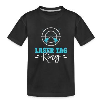 Lasertag Laser Tag - T-shirt bio Premium Enfant - noir - Devant