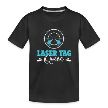 Lasertag Laser Tag - T-shirt bio Premium Enfant - noir - Devant
