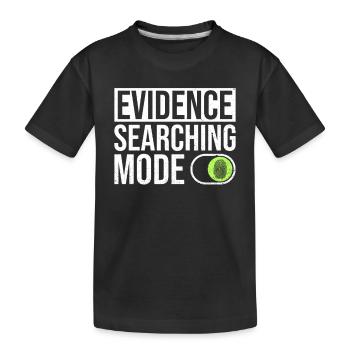 Crime Scene Investigator Design Für Forensiker - Kids' Premium Organic T-Shirt - black - Front