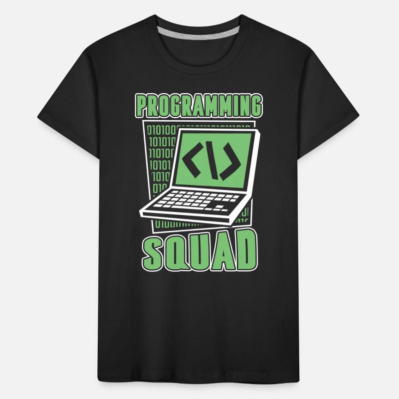 Programming Squad Software Developer Developer Kids' Premium Organic T-Shirt