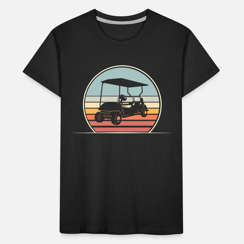 Golf Golfer Kinder Premium Bio T-Shirt