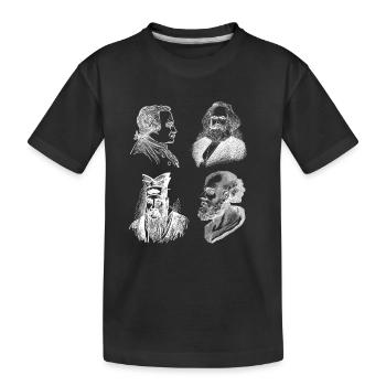 Débat philosophique Sentiment philoslothique - T-shirt bio Premium Enfant - noir - Devant