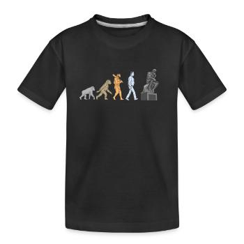 Débat philosophique Sentiment philoslothique - T-shirt bio Premium Enfant - noir - Devant