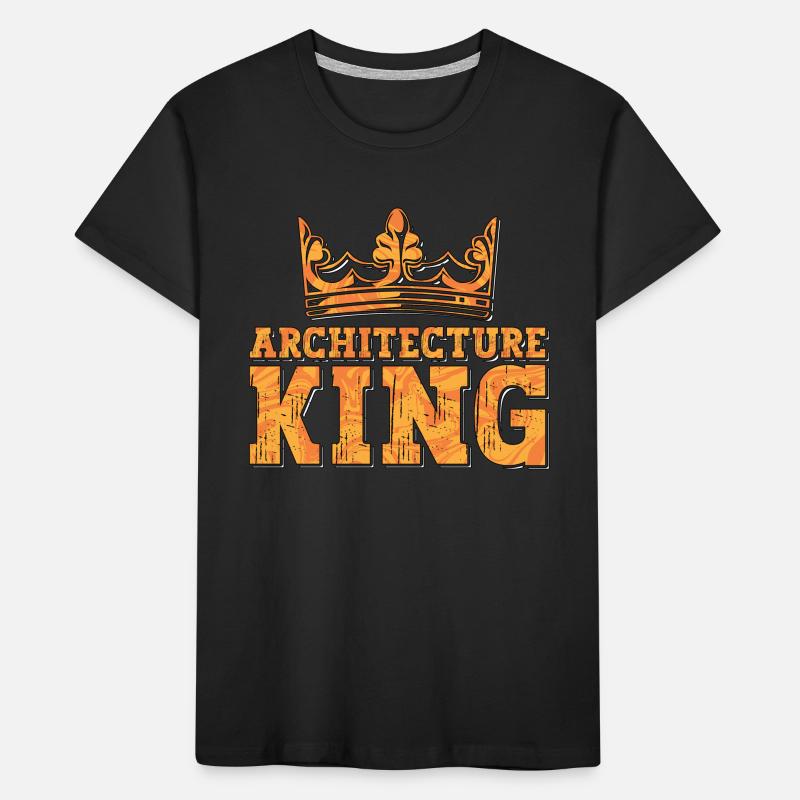 Architecture King Architectural Builder Architects Kids' Premium Organic T-Shirt