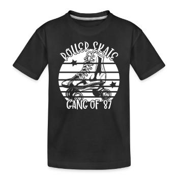 Roller Skater Roller Skates Roller Skate Gang 1987 - Kids' Premium Organic T-Shirt - black - Front