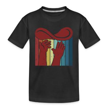 Retro Pizza Plateau Pizza Four Pizza Pizza Lovers - T-shirt bio Premium Enfant - noir - Devant