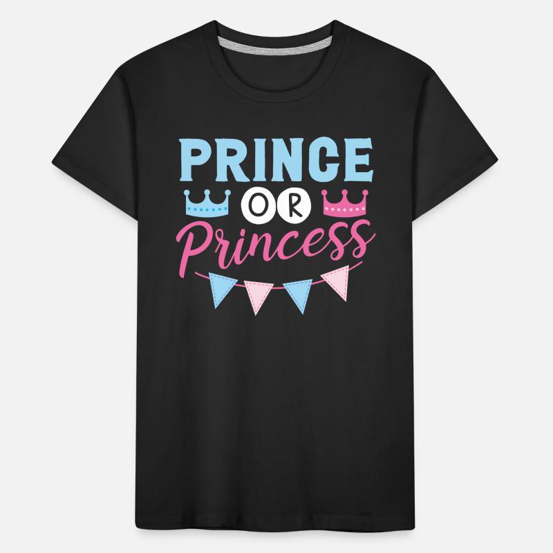 Prinz Oder Prinzessin Kinder Premium Bio T-Shirt
