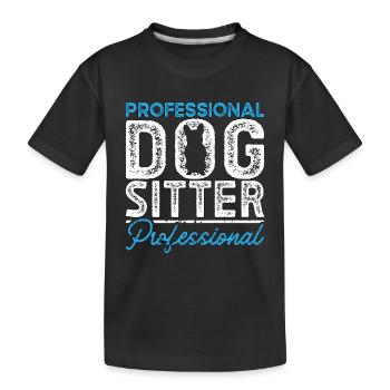 Dresseur d’animaux Dresseur de chiens professionnel - T-shirt bio Premium Enfant - noir - Devant