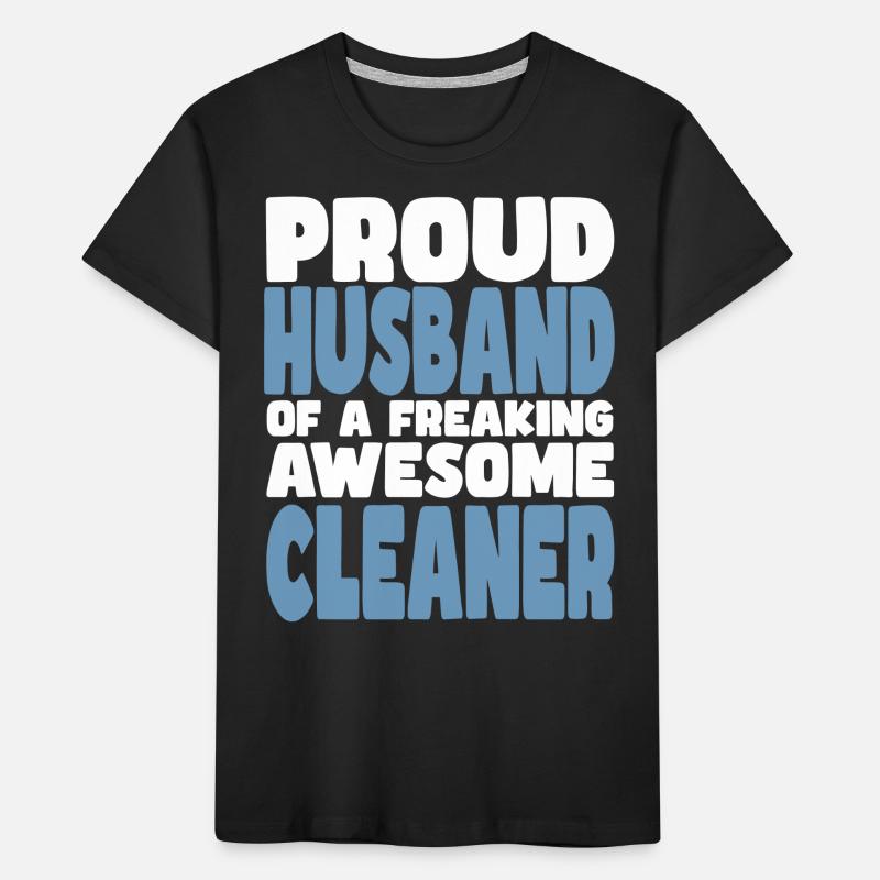 Stolze Ehefrau Eines Verdammt Guten Kinder Premium Bio T-Shirt