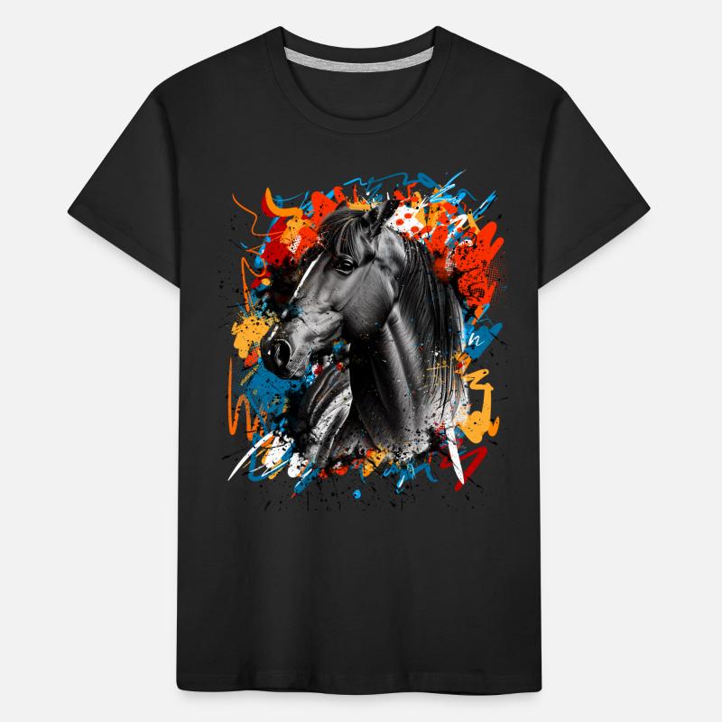 Cheval T-shirt bio Premium Enfant