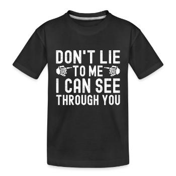 Radiologie Radiologe - Kinder Premium Bio T-Shirt - Schwarz - Vorne