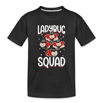 Coccinelle Coccinelle Entomologie Insectes - T-shirt bio Premium Enfant - noir - Devant