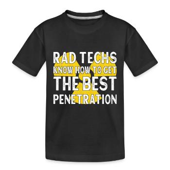 Radiologie Radiologe - Kinder Premium Bio T-Shirt - Schwarz - Vorne