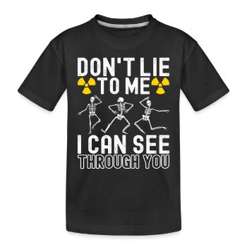 Radiologie Radiologe - Kinder Premium Bio T-Shirt - Schwarz - Vorne