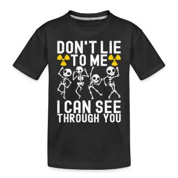 Radiologie Radiologe - Kinder Premium Bio T-Shirt - Schwarz - Vorne