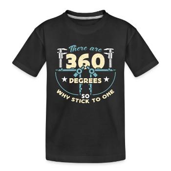 Architecture Il y a 360 degrés Architectural - T-shirt bio Premium Enfant - noir - Devant