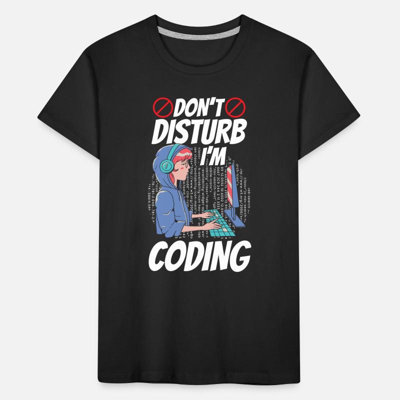Don't bother: I program Coding Coder Kids' Premium Organic T-Shirt