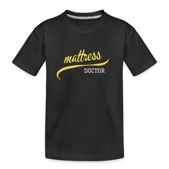 Best Salesman Bed Mattress Doctor - Kinder Premium Bio T-Shirt - Schwarz - Vorne