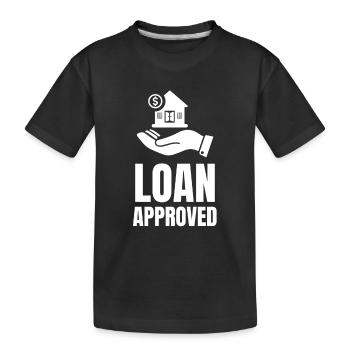 Loan Heartbeat - Loan Officer Mortgage Broker - Kinder Premium Bio T-Shirt - Schwarz - Vorne