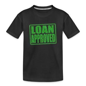 Loan Heartbeat - Loan Officer Mortgage Broker - Kinder Premium Bio T-Shirt - Schwarz - Vorne