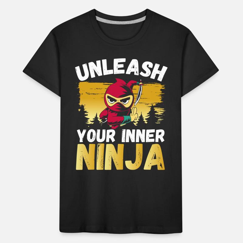 Unleash your inner ninja Kids' Premium Organic T-Shirt