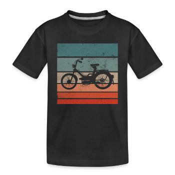 Vintage Mofa Moped Mokick Retro - T-shirt bio Premium Enfant - noir - Devant