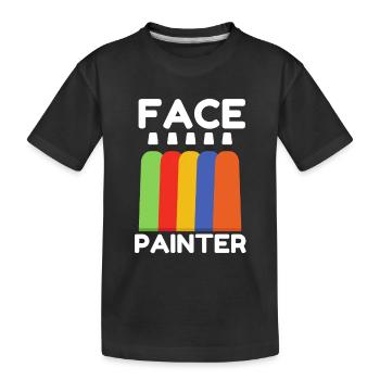 Maquillage et maquillage - T-shirt bio Premium Enfant - noir - Devant