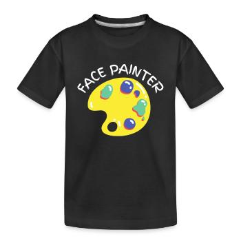 Maquillage et maquillage - T-shirt bio Premium Enfant - noir - Devant