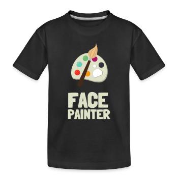 Maquillage et maquillage - T-shirt bio Premium Enfant - noir - Devant