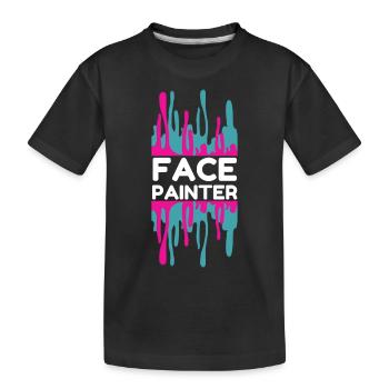 Maquillage et maquillage - T-shirt bio Premium Enfant - noir - Devant