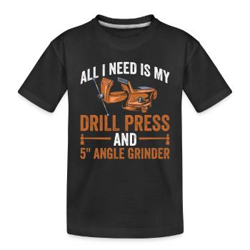 Messermacher Und Messermacher Messermacherhandwerk - Kinder Premium Bio T-Shirt - Schwarz - Vorne