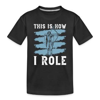 Rpg-rollenspiele Und Larping - T-shirt bio Premium Enfant - noir - Devant