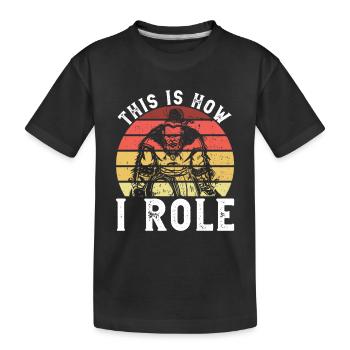 Rpg Rollenspiel Und Rollenspiel Larp - T-shirt bio Premium Enfant - noir - Devant