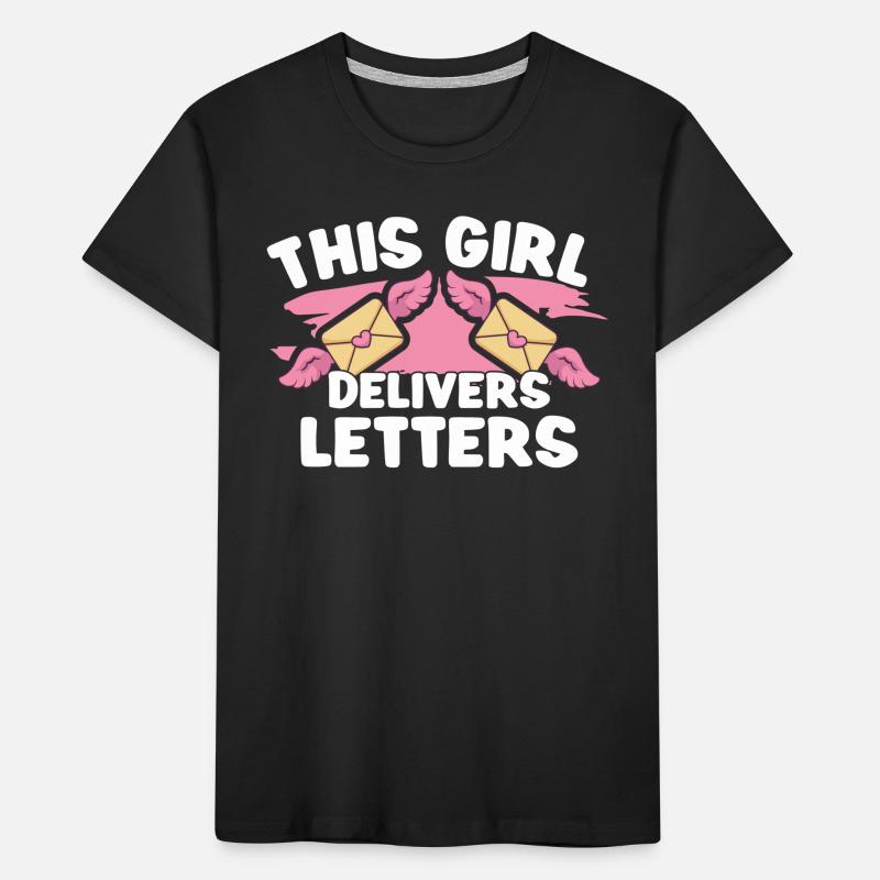 Commis des postes Postlady Postman Post Office T-shirt bio Premium Enfant