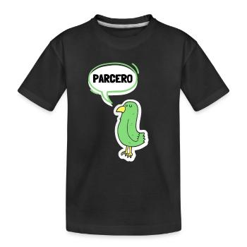 Parcero Colombia Colombian Cartagena Medellin And - Kinder Premium Bio T-Shirt - Schwarz - Vorne