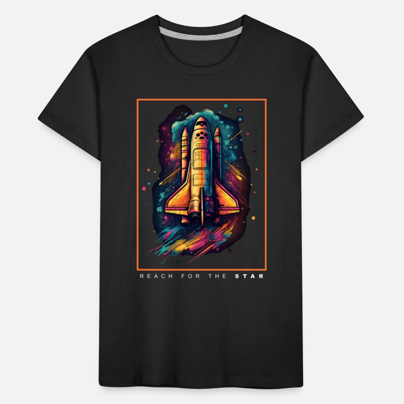 Space Shuttle Spaceship Space Gift Kids' Premium Organic T-Shirt