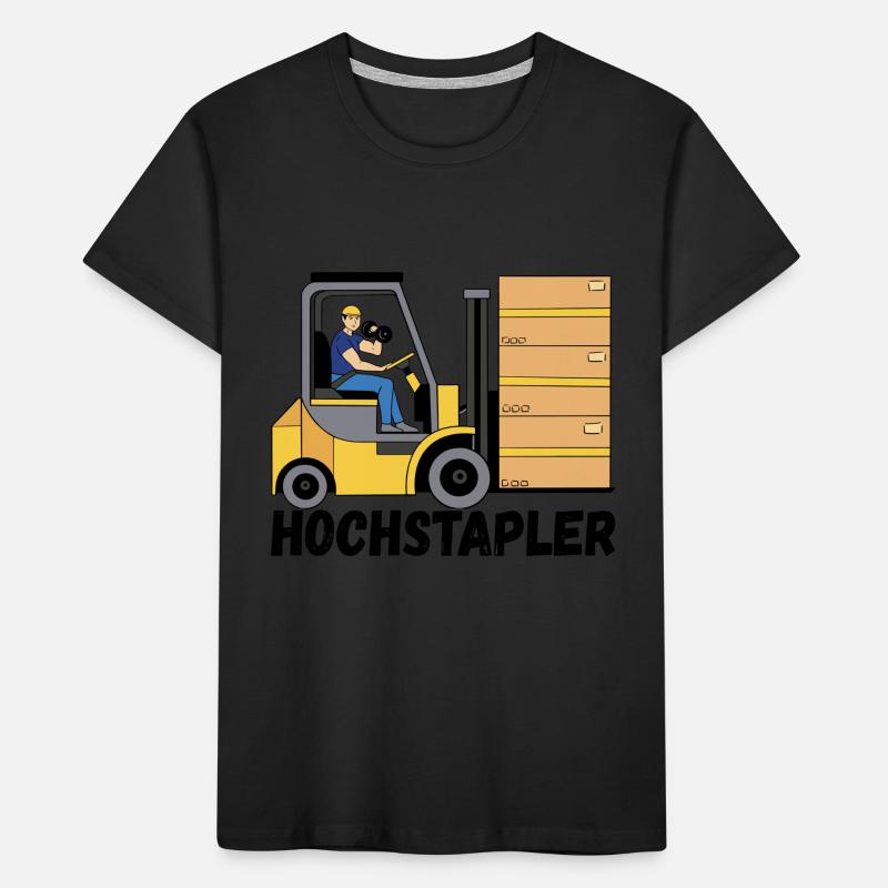 Forklift driver Forklift driver Kids' Premium Organic T-Shirt