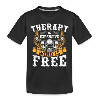 Moto Rider Motard - T-shirt bio Premium Enfant - noir - Devant