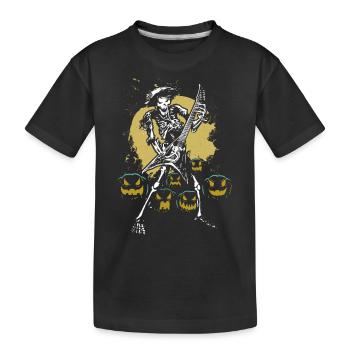 Metal and Rock Halloween - Kinder Premium Bio T-Shirt - Schwarz - Vorne