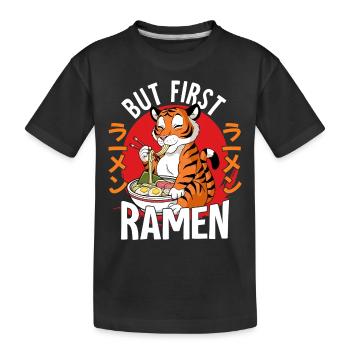 Mais d’abord Ramen - T-shirt bio Premium Enfant - noir - Devant