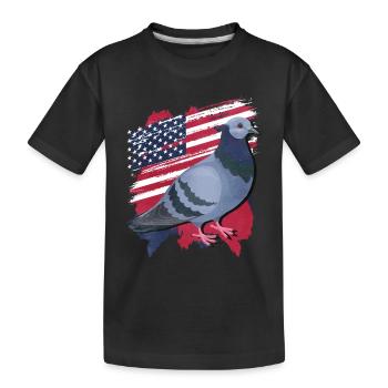 Colombe - T-shirt bio Premium Enfant - noir - Devant
