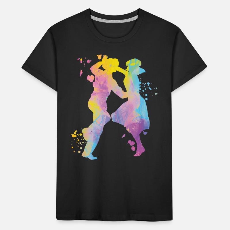 Dancing Swing 60s Boogie Woogie Kids' Premium Organic T-Shirt