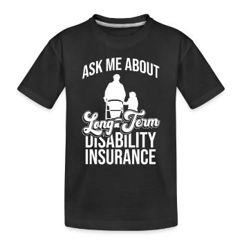 Isurance Sales Agent Design Für - Kinder Premium Bio T-Shirt - Schwarz - Vorne