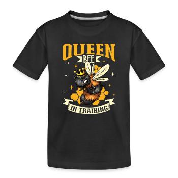 Apiculture apiculteur apiculteur rucher - T-shirt bio Premium Enfant - noir - Devant