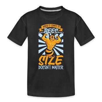 Rucher d'abeilles Apiculteur Rucher d'abeilles - T-shirt bio Premium Enfant - noir - Devant