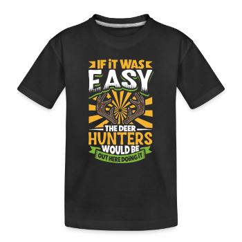 Duck Hunt Duck Hunter Bird Hunting Duck Hunting - Kinder Premium Bio T-Shirt - Schwarz - Vorne